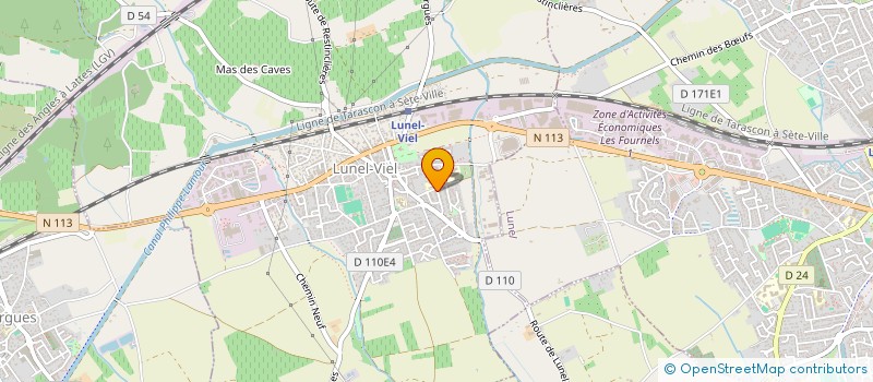 localisation de l'entreprise MONSIEUR FRANCOIS GARCIA  LUNEL-VIEL