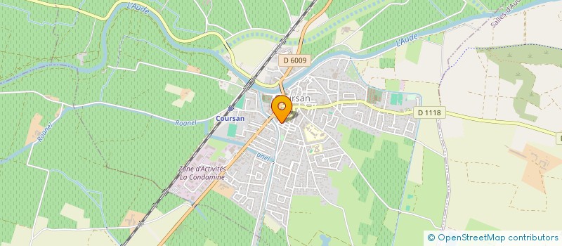 localisation de l'entreprise MONSIEUR FRANCOIS GARCIA  COURSAN