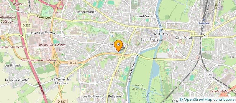 localisation de l'entreprise MONSIEUR FRANCOIS GARCIA à SAINTES