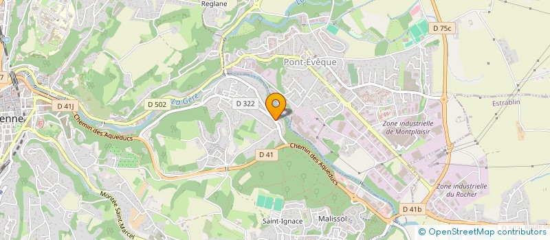 localisation de l'entreprise MONSIEUR FRANCOIS GARCIA  VIENNE