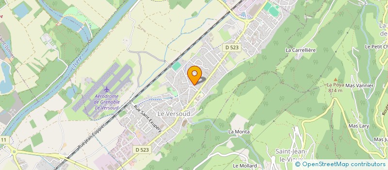 localisation de l'entreprise MONSIEUR FRANCOIS GARCIA  LE VERSOUD