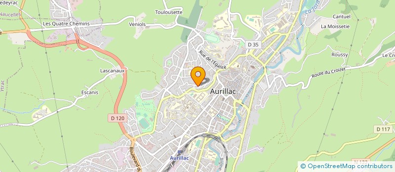 localisation de l'entreprise MONSIEUR FRANCOIS GARD à AURILLAC