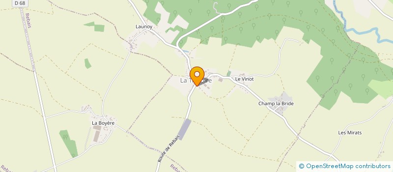 localisation de l'entreprise MONSIEUR FRANCOIS GARDELLE  LA TRETOIRE