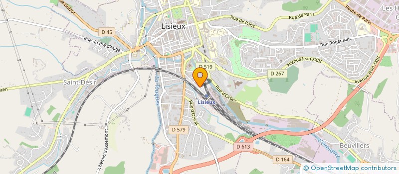 localisation de l'entreprise MONSIEUR FRANCOIS GARNIER  LISIEUX