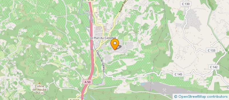 localisation de l'entreprise MONSIEUR FRANCOIS GARNIER  LE CASTELLET