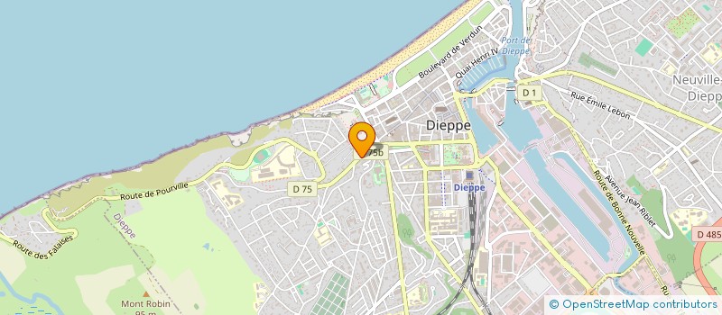 localisation de l'entreprise MONSIEUR FRANCOIS GARRAUD  DIEPPE