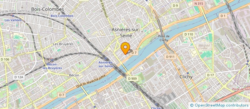 localisation de l'entreprise MONSIEUR FRANCOIS GARRIC à ASNIERES-SUR-SEINE