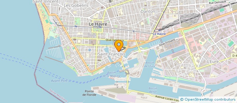 localisation de l'entreprise MONSIEUR FRANCOIS GASCHET à LE HAVRE