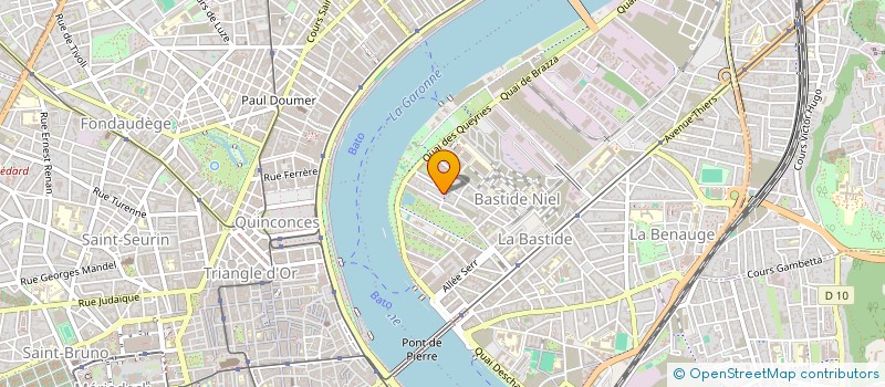 localisation de l'entreprise MONSIEUR FRANCOIS GASNER  BORDEAUX