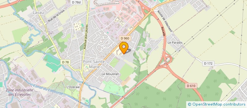 localisation de l'entreprise MONSIEUR FRANCOIS GASSMANN  PONT-SAINTE-MARIE