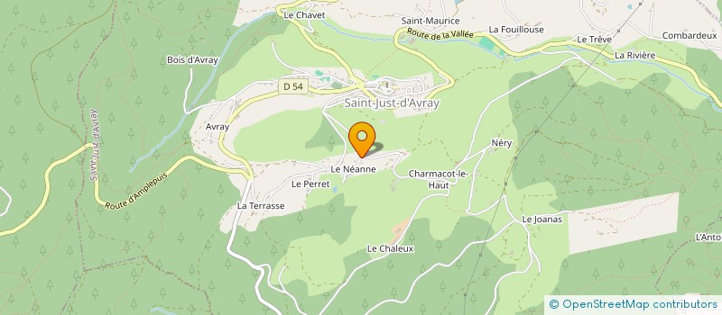 localisation de l'entreprise MONSIEUR FRANCOIS GATHIER à SAINT-JUST-D'AVRAY
