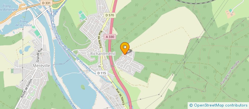 localisation de l'entreprise MONSIEUR FRANCOIS GAUCHE  RICHARDMENIL