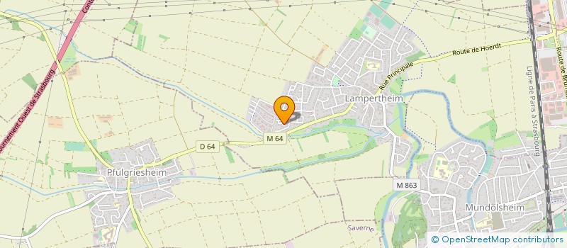 localisation de l'entreprise MONSIEUR FRANCOIS GAUCHY  LAMPERTHEIM