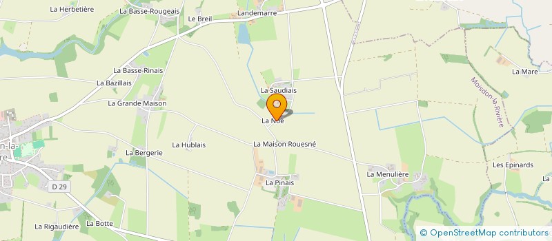 localisation de l'entreprise MONSIEUR FRANCOIS GAUDOUX  MOISDON-LA-RIVIERE