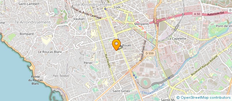 localisation de l'entreprise MONSIEUR FRANCOIS GAUJOUX à MARSEILLE