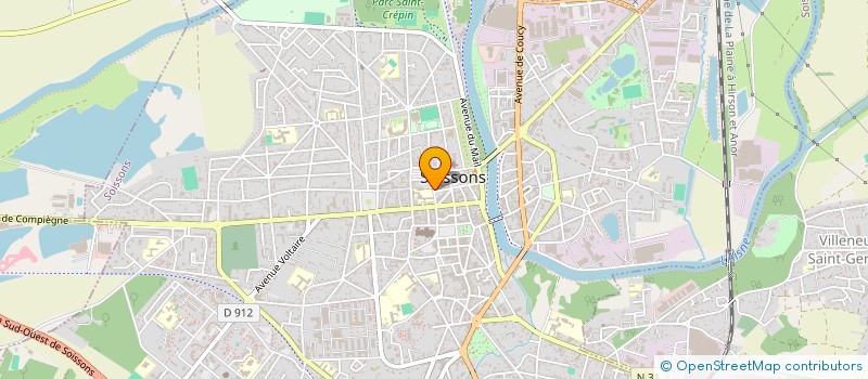 localisation de l'entreprise MONSIEUR FRANCOIS GAULIARD à SOISSONS