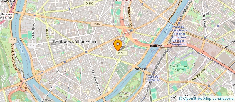 localisation de l'entreprise MONSIEUR FRANCOIS GAURIAU à BOULOGNE-BILLANCOURT