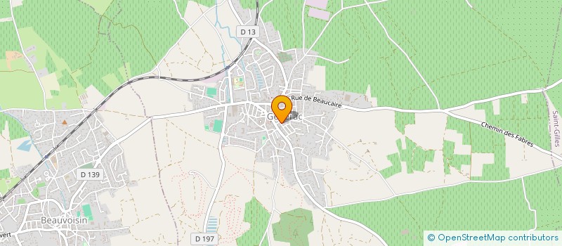 localisation de l'entreprise MONSIEUR FRANCOIS GAUTHEREAU  GENERAC