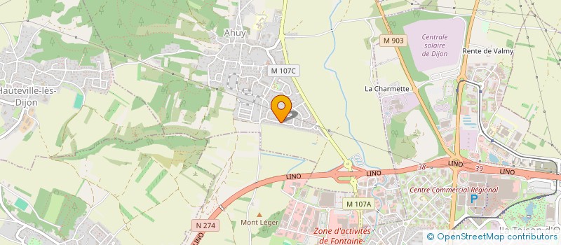 localisation de l'entreprise MONSIEUR FRANCOIS GAUTHIER à AHUY