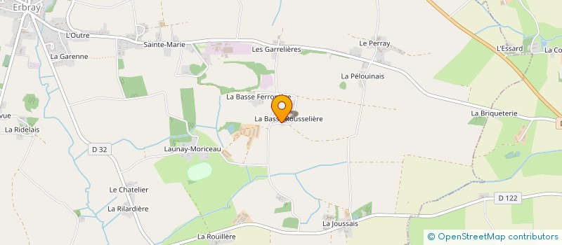 localisation de l'entreprise MONSIEUR FRANCOIS GAUTHIER  ERBRAY