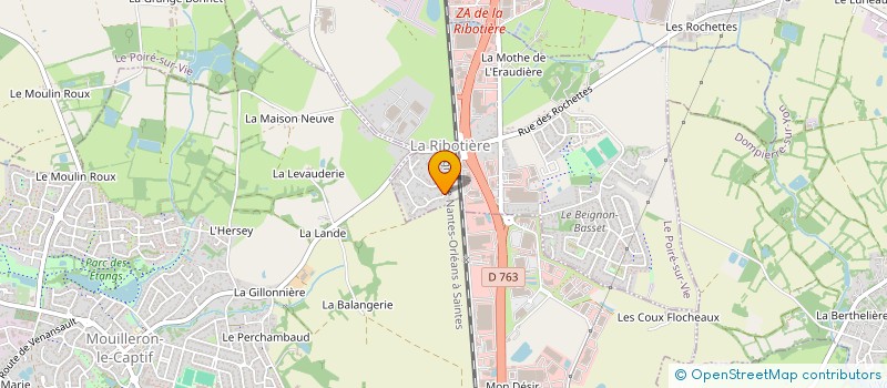 localisation de l'entreprise MONSIEUR FRANCOIS GAUTIER  LE POIRE-SUR-VIE