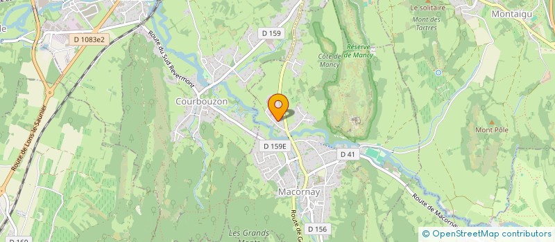 localisation de l'entreprise MONSIEUR FRANCOIS GAUVIN  MACORNAY