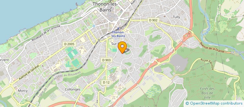 localisation de l'entreprise MONSIEUR FRANCOIS GAVARD à THONON-LES-BAINS