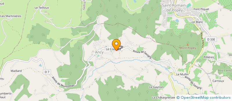 localisation de l'entreprise MONSIEUR FRANCOIS GAY  ANCY