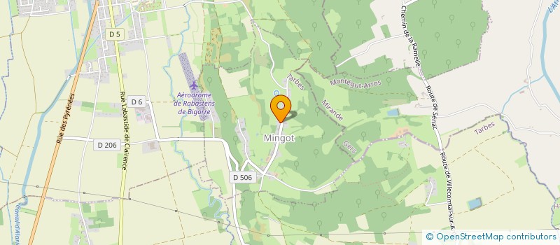 localisation de l'entreprise MONSIEUR FRANCOIS GAZZOLA  TOSTAT