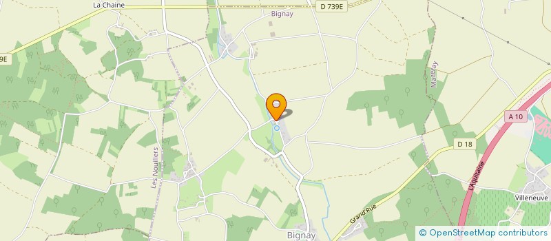 localisation de l'entreprise MONSIEUR FRANCOIS GEAY  BIGNAY