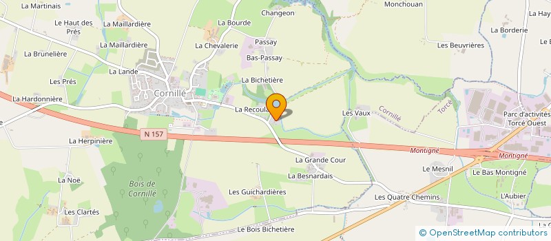 localisation de l'entreprise MONSIEUR FRANCOIS GEFFRAULT  CORNILLE