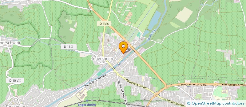 localisation de l'entreprise MONSIEUR FRANCOIS GEIGER  INGERSHEIM