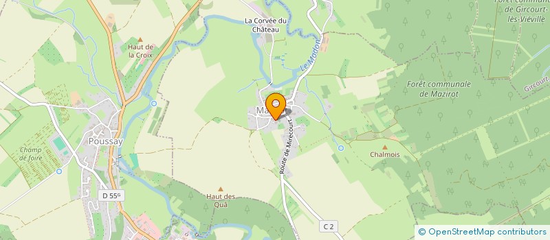 localisation de l'entreprise MONSIEUR FRANCOIS GEIGER à OFFROICOURT