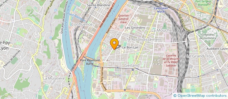 localisation de l'entreprise MONSIEUR FRANCOIS GELI à LYON