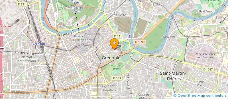 localisation de l'entreprise MONSIEUR FRANCOIS GENSBURGER à GRENOBLE