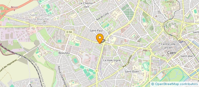 localisation de l'entreprise MONSIEUR FRANCOIS GENSON à CAEN