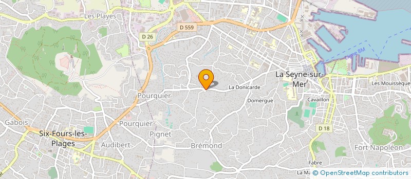 localisation de l'entreprise MONSIEUR FRANCOIS GEORGES  LA SEYNE-SUR-MER