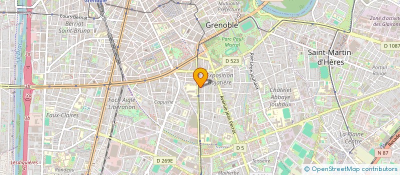 localisation de l'entreprise MONSIEUR FRANCOIS GEORGES à GRENOBLE