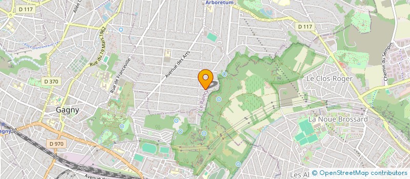 localisation de l'entreprise MONSIEUR FRANCOIS GEORGES LAFERTIN  MONTFERMEIL