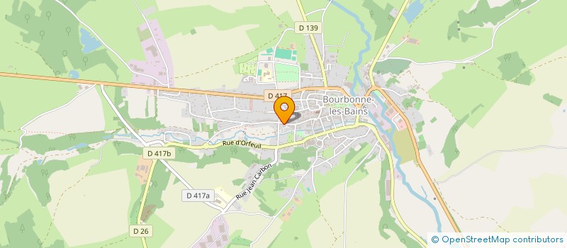 localisation de l'entreprise MONSIEUR FRANCOIS GERARD à BOURBONNE-LES-BAINS