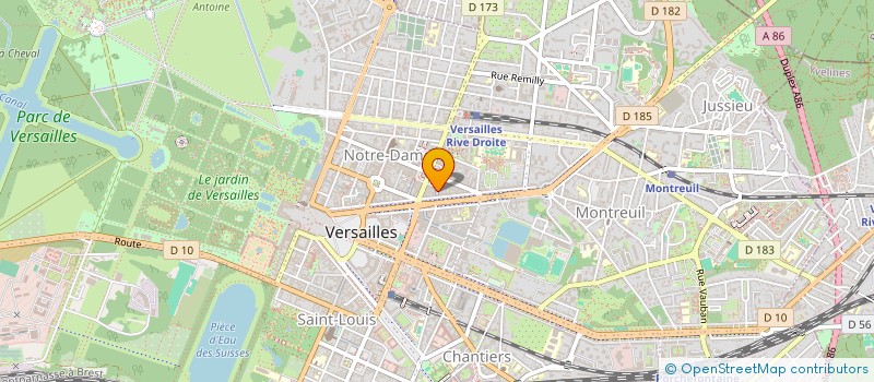 localisation de l'entreprise MONSIEUR FRANCOIS-GERARD BOUY à VERSAILLES