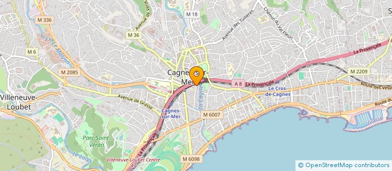 localisation de l'entreprise MONSIEUR FRANCOIS GERARDIN à CAGNES-SUR-MER