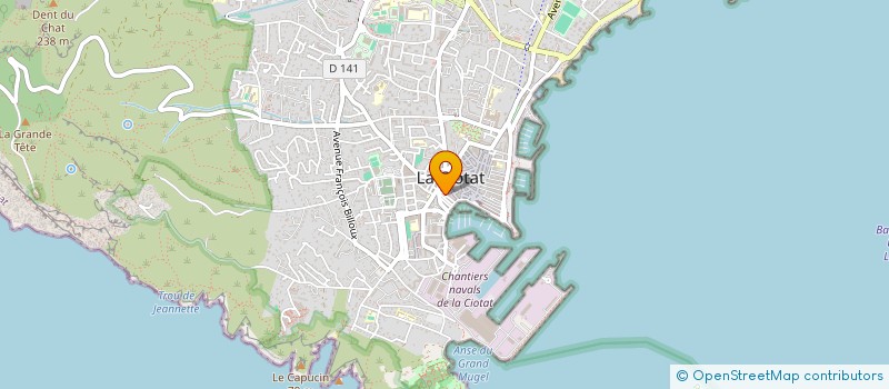 localisation de l'entreprise MONSIEUR FRANCOIS GERBER  LA CIOTAT