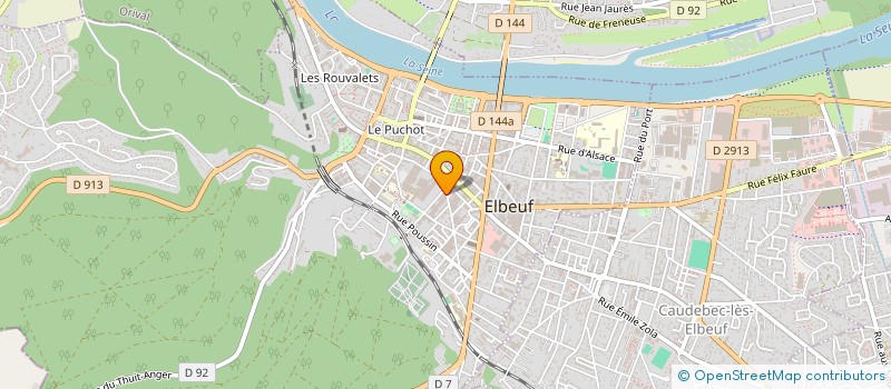 localisation de l'entreprise MONSIEUR FRANCOIS GERGONDET  ELBEUF