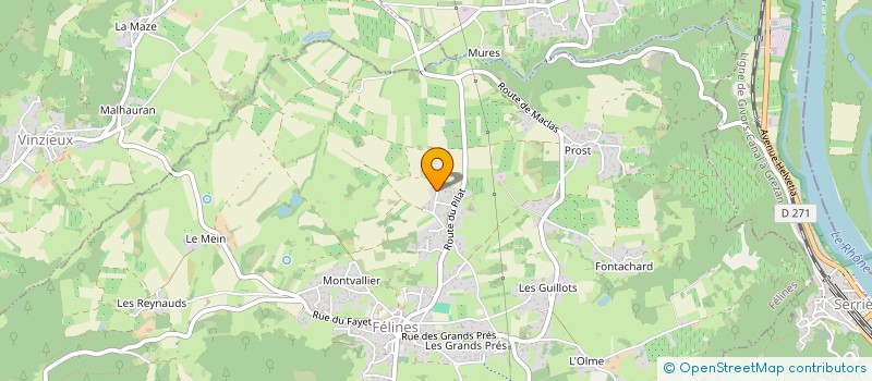 localisation de l'entreprise MONSIEUR FRANCOIS GERRY à PEAUGRES