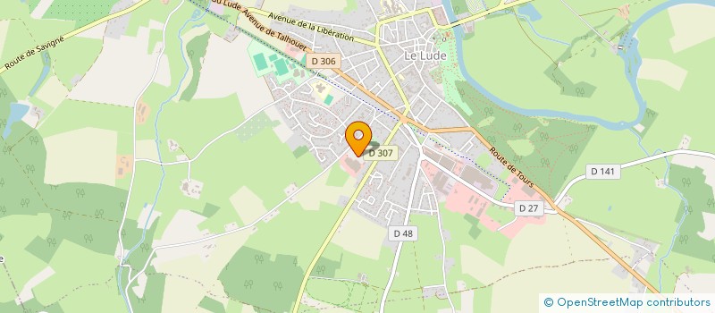 localisation de l'entreprise MONSIEUR FRANCOIS GESLIN  LE LUDE