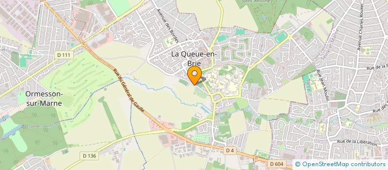 localisation de l'entreprise MONSIEUR FRANCOIS GHILARDI  LA QUEUE-EN-BRIE