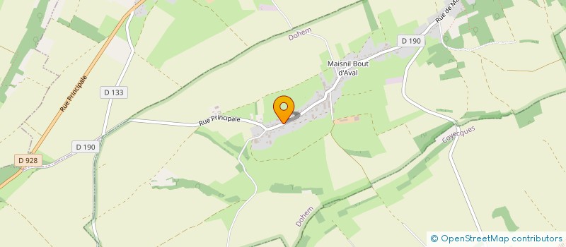 localisation de l'entreprise MONSIEUR FRANCOIS GHILLEBAERT  AFFRINGUES