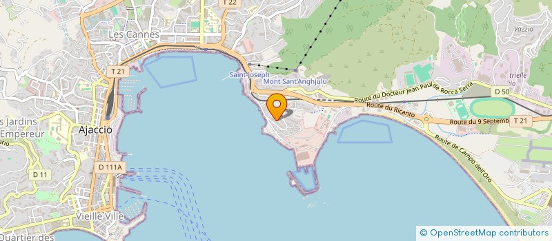 localisation de l'entreprise MONSIEUR FRANCOIS GIACOMETTI  AJACCIO