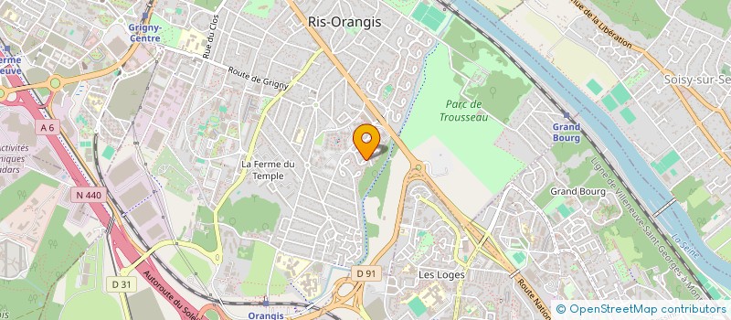 localisation de l'entreprise MONSIEUR FRANCOIS GIBIOT à RIS-ORANGIS